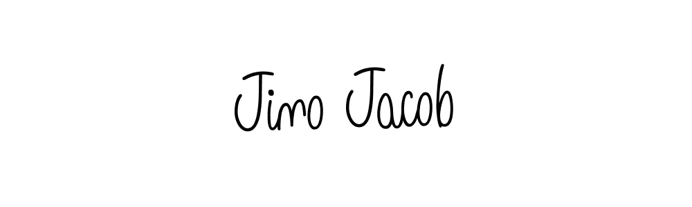 if you are searching for the best signature style for your name Jino Jacob. so please give up your signature search. here we have designed multiple signature styles  using Angelique-Rose-font-FFP. Jino Jacob signature style 5 images and pictures png