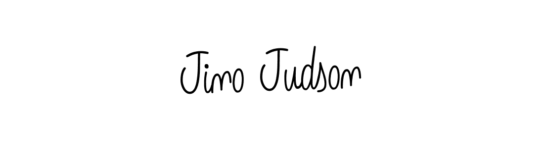 The best way (Angelique-Rose-font-FFP) to make a short signature is to pick only two or three words in your name. The name Jino Judson include a total of six letters. For converting this name. Jino Judson signature style 5 images and pictures png