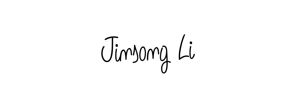 if you are searching for the best signature style for your name Jinsong Li. so please give up your signature search. here we have designed multiple signature styles  using Angelique-Rose-font-FFP. Jinsong Li signature style 5 images and pictures png