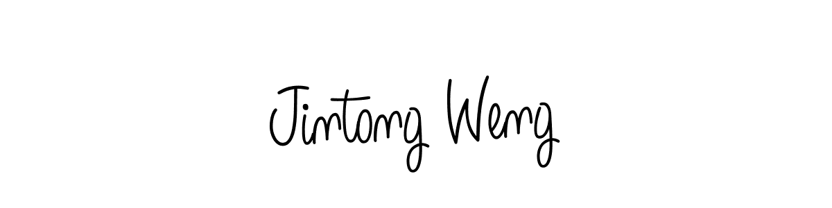 How to make Jintong Weng signature? Angelique-Rose-font-FFP is a professional autograph style. Create handwritten signature for Jintong Weng name. Jintong Weng signature style 5 images and pictures png