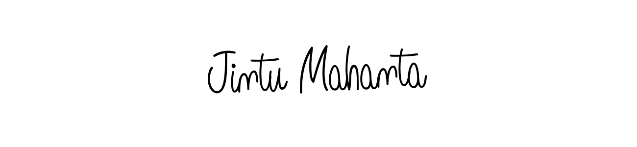 This is the best signature style for the Jintu Mahanta name. Also you like these signature font (Angelique-Rose-font-FFP). Mix name signature. Jintu Mahanta signature style 5 images and pictures png