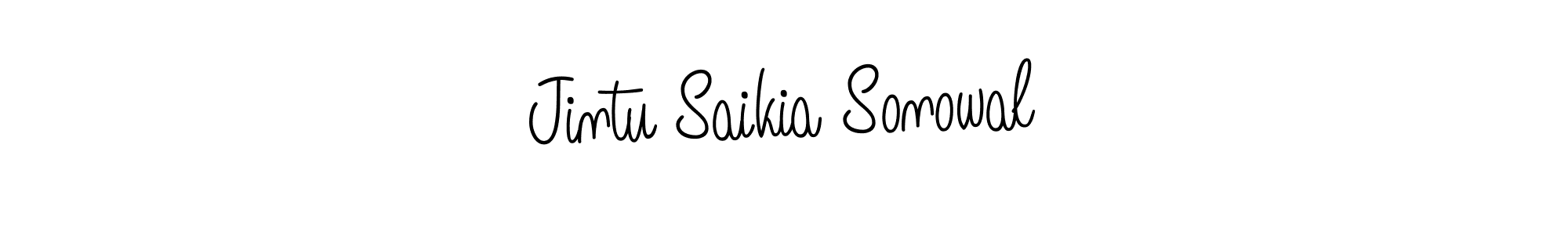 if you are searching for the best signature style for your name Jintu Saikia Sonowal. so please give up your signature search. here we have designed multiple signature styles  using Angelique-Rose-font-FFP. Jintu Saikia Sonowal signature style 5 images and pictures png