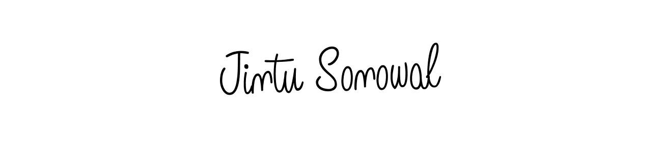 It looks lik you need a new signature style for name Jintu Sonowal. Design unique handwritten (Angelique-Rose-font-FFP) signature with our free signature maker in just a few clicks. Jintu Sonowal signature style 5 images and pictures png