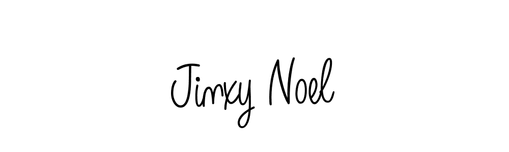 Use a signature maker to create a handwritten signature online. With this signature software, you can design (Angelique-Rose-font-FFP) your own signature for name Jinxy Noel. Jinxy Noel signature style 5 images and pictures png