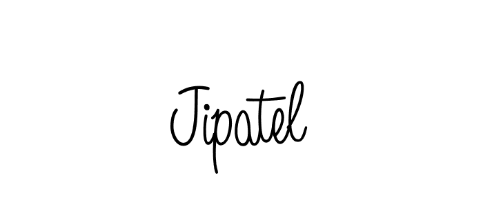 Create a beautiful signature design for name Jipatel. With this signature (Angelique-Rose-font-FFP) fonts, you can make a handwritten signature for free. Jipatel signature style 5 images and pictures png