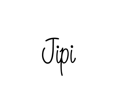 Jipi stylish signature style. Best Handwritten Sign (Angelique-Rose-font-FFP) for my name. Handwritten Signature Collection Ideas for my name Jipi. Jipi signature style 5 images and pictures png