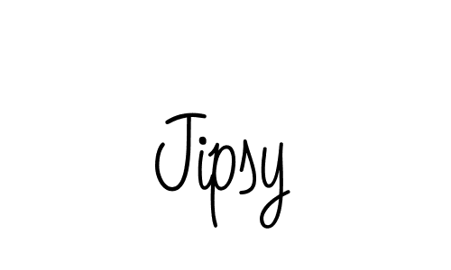 Create a beautiful signature design for name Jipsy. With this signature (Angelique-Rose-font-FFP) fonts, you can make a handwritten signature for free. Jipsy signature style 5 images and pictures png