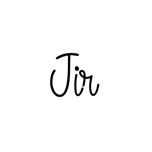 Create a beautiful signature design for name Jir. With this signature (Angelique-Rose-font-FFP) fonts, you can make a handwritten signature for free. Jir signature style 5 images and pictures png