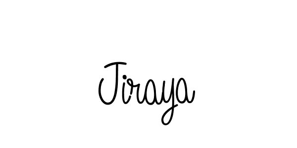 Design your own signature with our free online signature maker. With this signature software, you can create a handwritten (Angelique-Rose-font-FFP) signature for name Jiraya. Jiraya signature style 5 images and pictures png