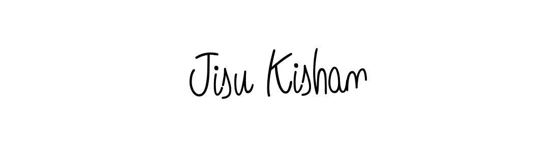 How to Draw Jisu Kishan signature style? Angelique-Rose-font-FFP is a latest design signature styles for name Jisu Kishan. Jisu Kishan signature style 5 images and pictures png