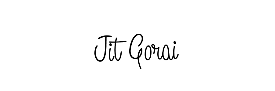 Also we have Jit Gorai name is the best signature style. Create professional handwritten signature collection using Angelique-Rose-font-FFP autograph style. Jit Gorai signature style 5 images and pictures png