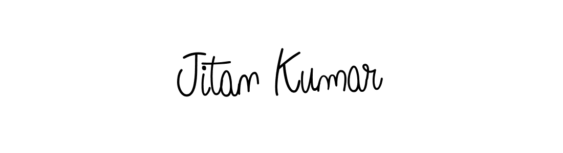 How to make Jitan Kumar name signature. Use Angelique-Rose-font-FFP style for creating short signs online. This is the latest handwritten sign. Jitan Kumar signature style 5 images and pictures png