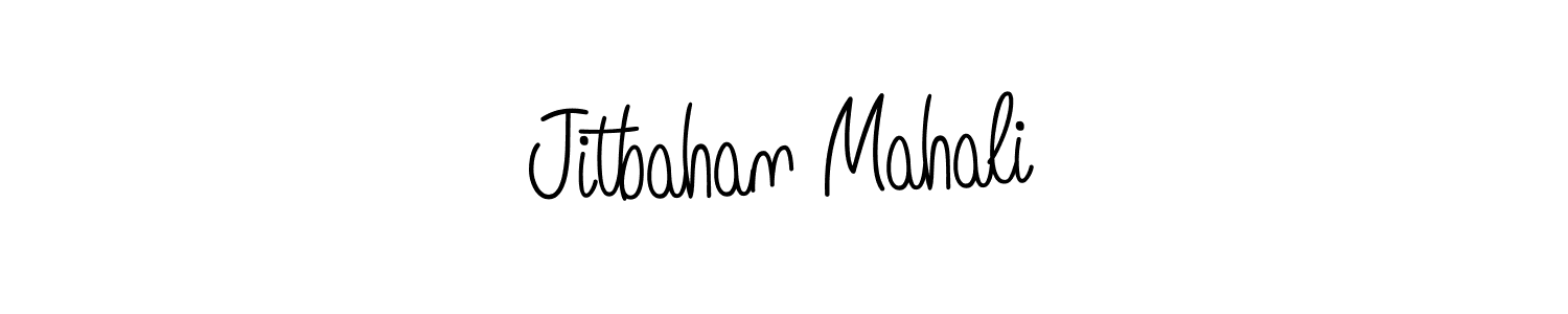 Jitbahan Mahali stylish signature style. Best Handwritten Sign (Angelique-Rose-font-FFP) for my name. Handwritten Signature Collection Ideas for my name Jitbahan Mahali. Jitbahan Mahali signature style 5 images and pictures png