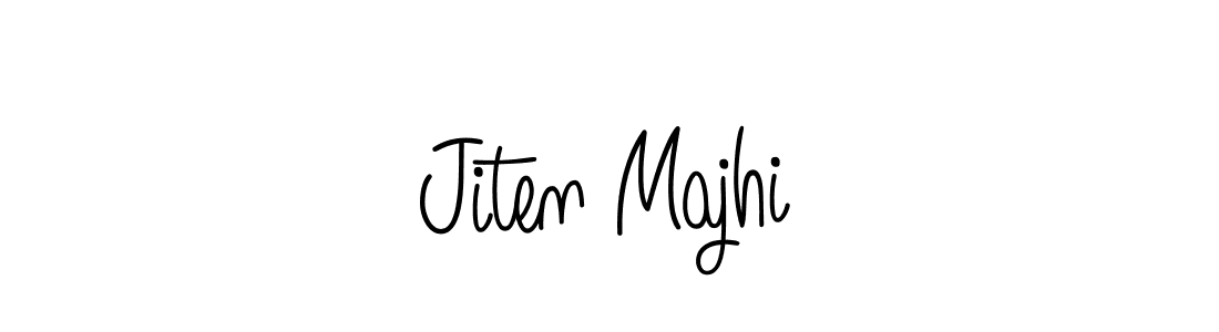 Make a beautiful signature design for name Jiten Majhi. With this signature (Angelique-Rose-font-FFP) style, you can create a handwritten signature for free. Jiten Majhi signature style 5 images and pictures png