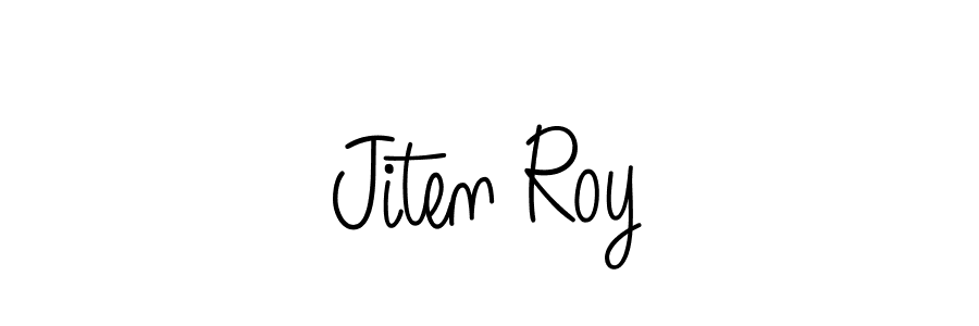 Make a beautiful signature design for name Jiten Roy. With this signature (Angelique-Rose-font-FFP) style, you can create a handwritten signature for free. Jiten Roy signature style 5 images and pictures png