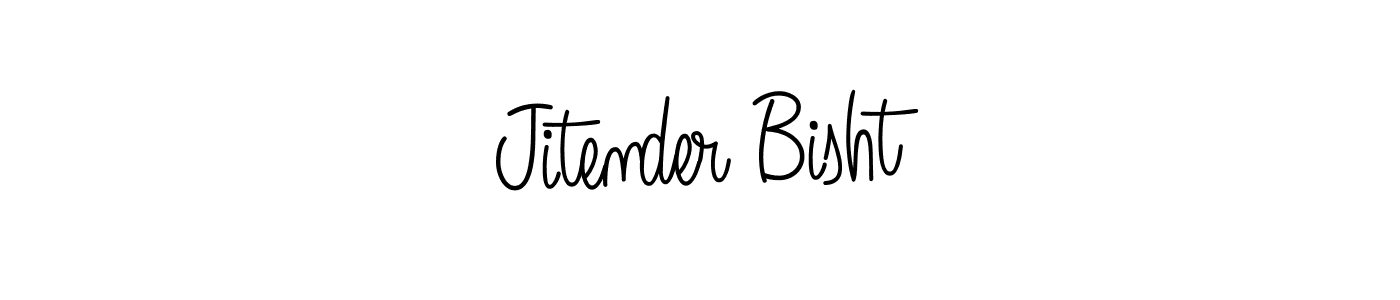 Make a beautiful signature design for name Jitender Bisht. Use this online signature maker to create a handwritten signature for free. Jitender Bisht signature style 5 images and pictures png