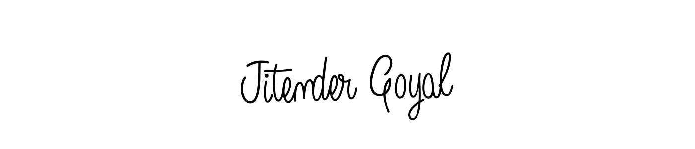 Make a beautiful signature design for name Jitender Goyal. Use this online signature maker to create a handwritten signature for free. Jitender Goyal signature style 5 images and pictures png
