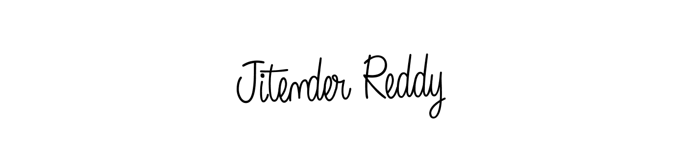 Best and Professional Signature Style for Jitender Reddy. Angelique-Rose-font-FFP Best Signature Style Collection. Jitender Reddy signature style 5 images and pictures png