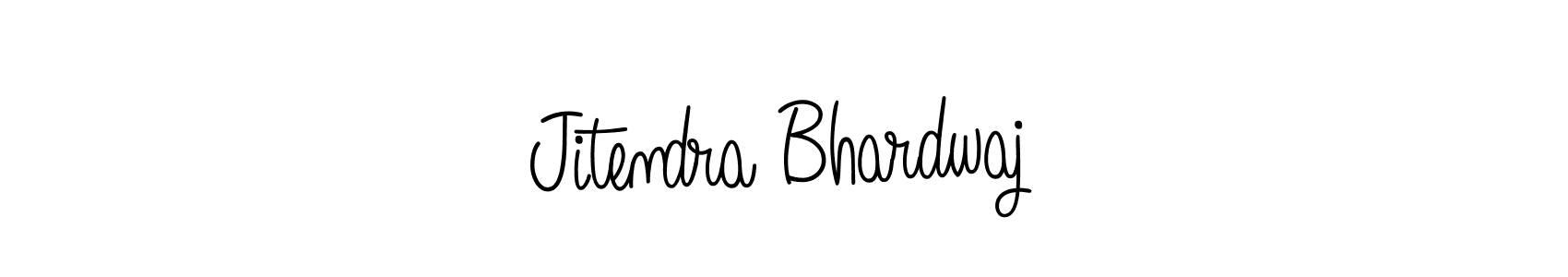 Jitendra Bhardwaj stylish signature style. Best Handwritten Sign (Angelique-Rose-font-FFP) for my name. Handwritten Signature Collection Ideas for my name Jitendra Bhardwaj. Jitendra Bhardwaj signature style 5 images and pictures png