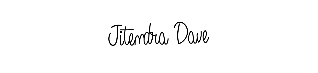 How to make Jitendra Dave signature? Angelique-Rose-font-FFP is a professional autograph style. Create handwritten signature for Jitendra Dave name. Jitendra Dave signature style 5 images and pictures png