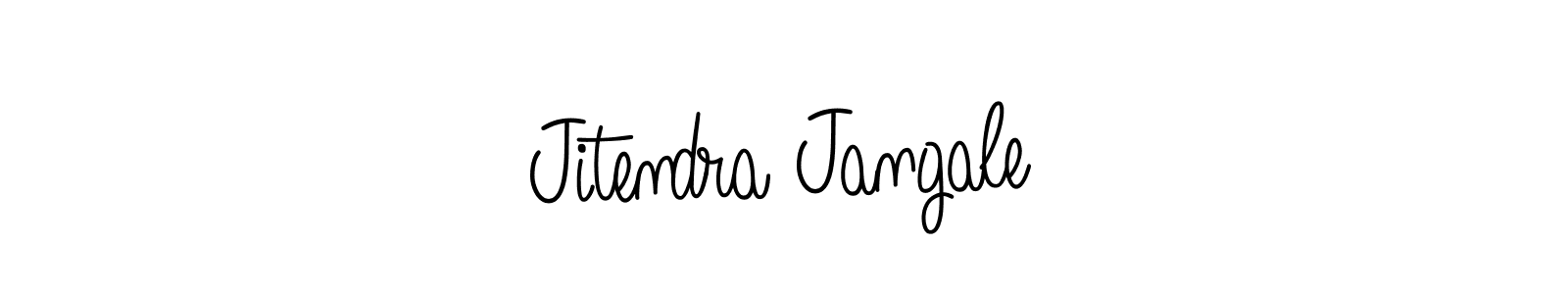 Angelique-Rose-font-FFP is a professional signature style that is perfect for those who want to add a touch of class to their signature. It is also a great choice for those who want to make their signature more unique. Get Jitendra Jangale name to fancy signature for free. Jitendra Jangale signature style 5 images and pictures png