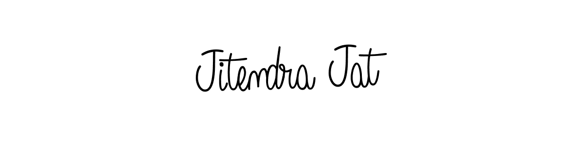 Angelique-Rose-font-FFP is a professional signature style that is perfect for those who want to add a touch of class to their signature. It is also a great choice for those who want to make their signature more unique. Get Jitendra Jat name to fancy signature for free. Jitendra Jat signature style 5 images and pictures png