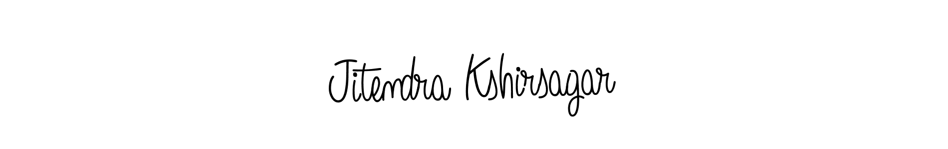 You should practise on your own different ways (Angelique-Rose-font-FFP) to write your name (Jitendra Kshirsagar) in signature. don't let someone else do it for you. Jitendra Kshirsagar signature style 5 images and pictures png