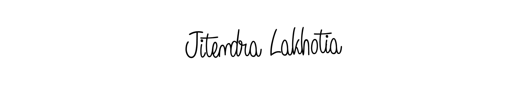 How to make Jitendra Lakhotia signature? Angelique-Rose-font-FFP is a professional autograph style. Create handwritten signature for Jitendra Lakhotia name. Jitendra Lakhotia signature style 5 images and pictures png