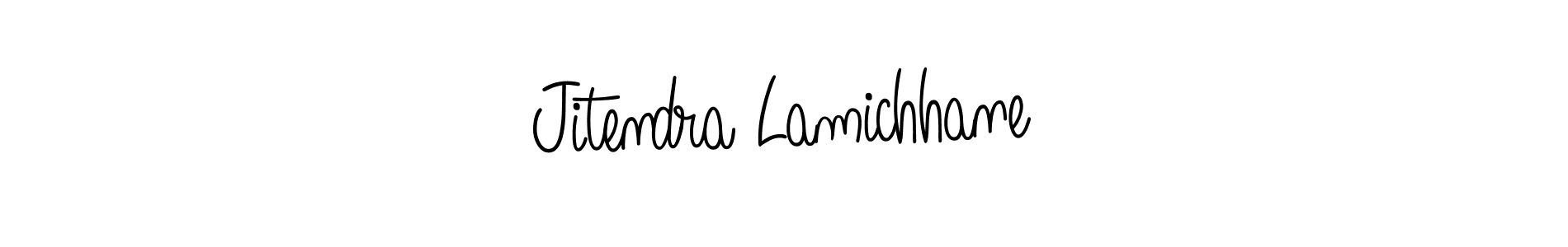 How to Draw Jitendra Lamichhane signature style? Angelique-Rose-font-FFP is a latest design signature styles for name Jitendra Lamichhane. Jitendra Lamichhane signature style 5 images and pictures png