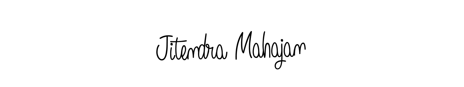 Design your own signature with our free online signature maker. With this signature software, you can create a handwritten (Angelique-Rose-font-FFP) signature for name Jitendra Mahajan. Jitendra Mahajan signature style 5 images and pictures png