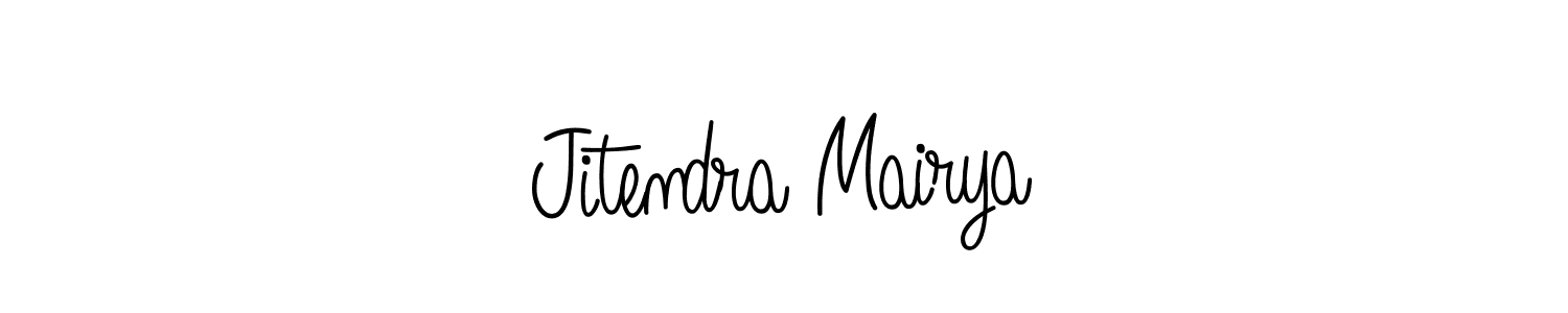 Similarly Angelique-Rose-font-FFP is the best handwritten signature design. Signature creator online .You can use it as an online autograph creator for name Jitendra Mairya. Jitendra Mairya signature style 5 images and pictures png