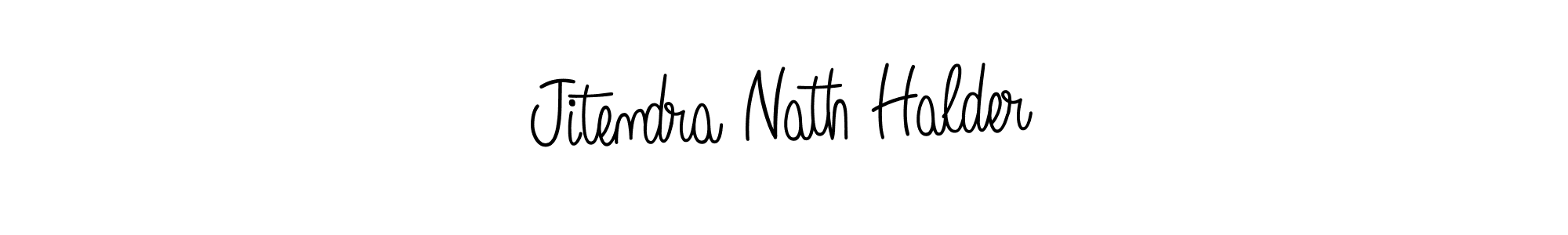 You should practise on your own different ways (Angelique-Rose-font-FFP) to write your name (Jitendra Nath Halder) in signature. don't let someone else do it for you. Jitendra Nath Halder signature style 5 images and pictures png