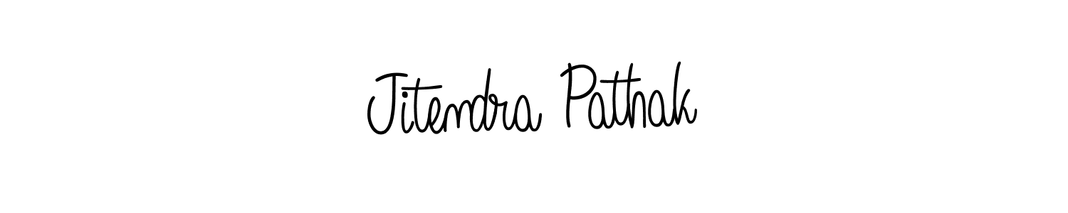 How to make Jitendra Pathak signature? Angelique-Rose-font-FFP is a professional autograph style. Create handwritten signature for Jitendra Pathak name. Jitendra Pathak signature style 5 images and pictures png