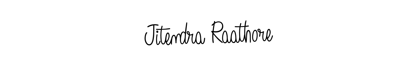 Also we have Jitendra Raathore name is the best signature style. Create professional handwritten signature collection using Angelique-Rose-font-FFP autograph style. Jitendra Raathore signature style 5 images and pictures png