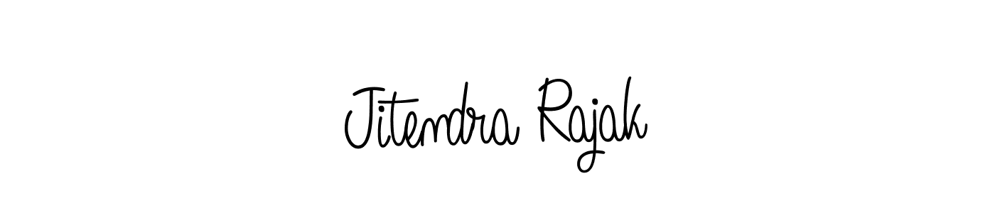 Make a beautiful signature design for name Jitendra Rajak. With this signature (Angelique-Rose-font-FFP) style, you can create a handwritten signature for free. Jitendra Rajak signature style 5 images and pictures png