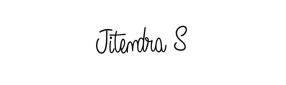 Create a beautiful signature design for name Jitendra S. With this signature (Angelique-Rose-font-FFP) fonts, you can make a handwritten signature for free. Jitendra S signature style 5 images and pictures png