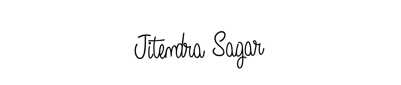 How to Draw Jitendra Sagar signature style? Angelique-Rose-font-FFP is a latest design signature styles for name Jitendra Sagar. Jitendra Sagar signature style 5 images and pictures png