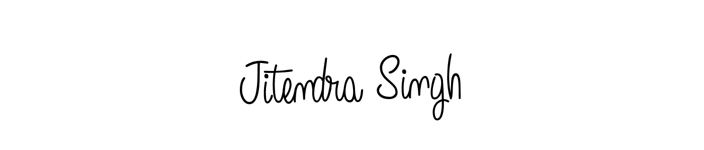 How to make Jitendra Singh signature? Angelique-Rose-font-FFP is a professional autograph style. Create handwritten signature for Jitendra Singh name. Jitendra Singh signature style 5 images and pictures png