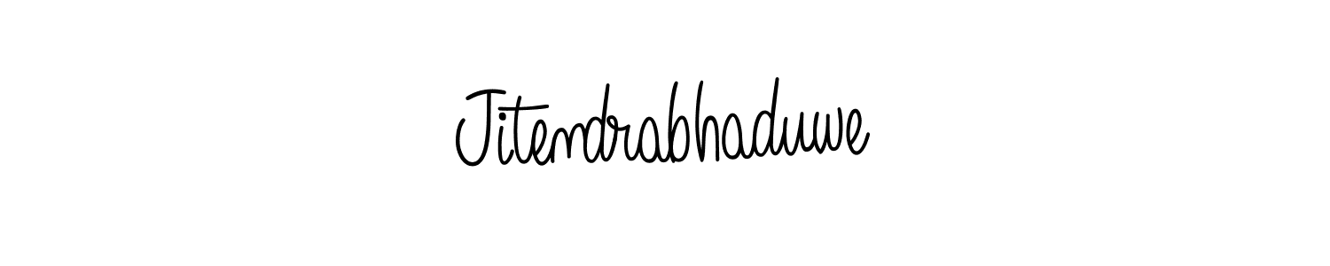 How to make Jitendrabhaduwe signature? Angelique-Rose-font-FFP is a professional autograph style. Create handwritten signature for Jitendrabhaduwe name. Jitendrabhaduwe signature style 5 images and pictures png