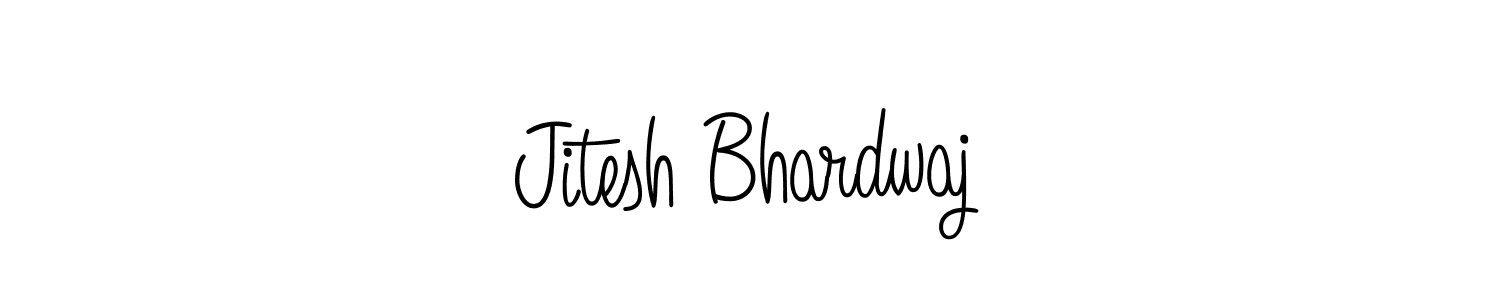 Jitesh Bhardwaj stylish signature style. Best Handwritten Sign (Angelique-Rose-font-FFP) for my name. Handwritten Signature Collection Ideas for my name Jitesh Bhardwaj. Jitesh Bhardwaj signature style 5 images and pictures png