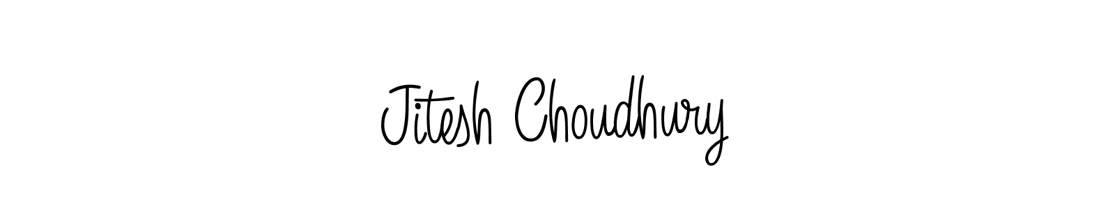 How to make Jitesh Choudhury signature? Angelique-Rose-font-FFP is a professional autograph style. Create handwritten signature for Jitesh Choudhury name. Jitesh Choudhury signature style 5 images and pictures png