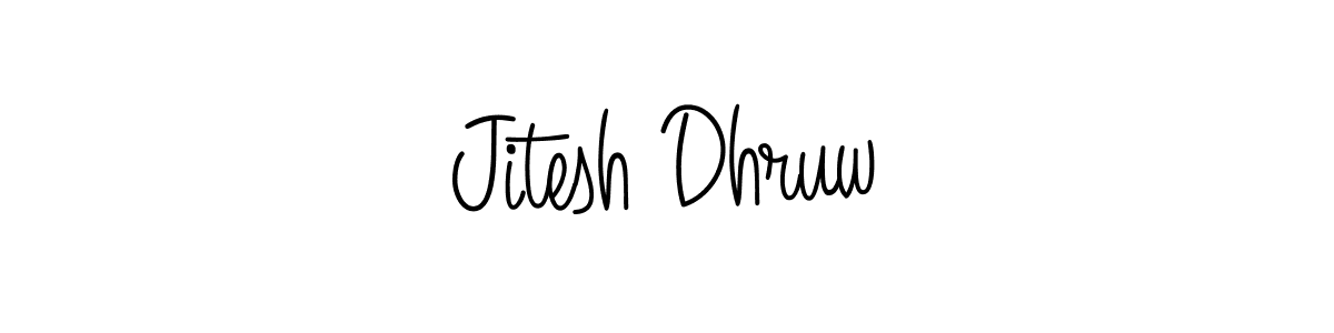 Best and Professional Signature Style for Jitesh Dhruw. Angelique-Rose-font-FFP Best Signature Style Collection. Jitesh Dhruw signature style 5 images and pictures png