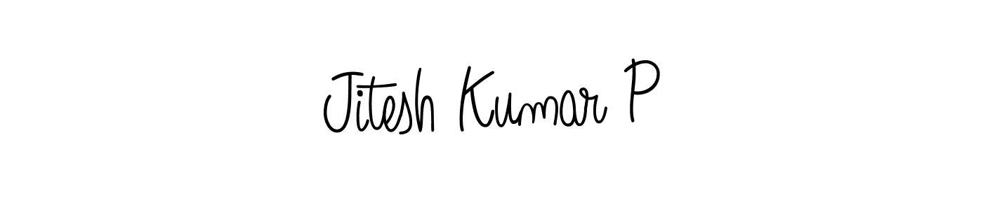 Similarly Angelique-Rose-font-FFP is the best handwritten signature design. Signature creator online .You can use it as an online autograph creator for name Jitesh Kumar P. Jitesh Kumar P signature style 5 images and pictures png