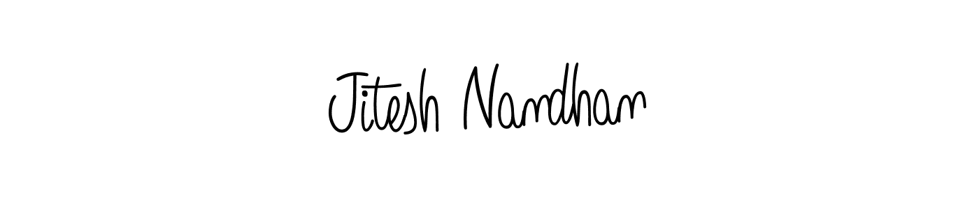 Once you've used our free online signature maker to create your best signature Angelique-Rose-font-FFP style, it's time to enjoy all of the benefits that Jitesh Nandhan name signing documents. Jitesh Nandhan signature style 5 images and pictures png