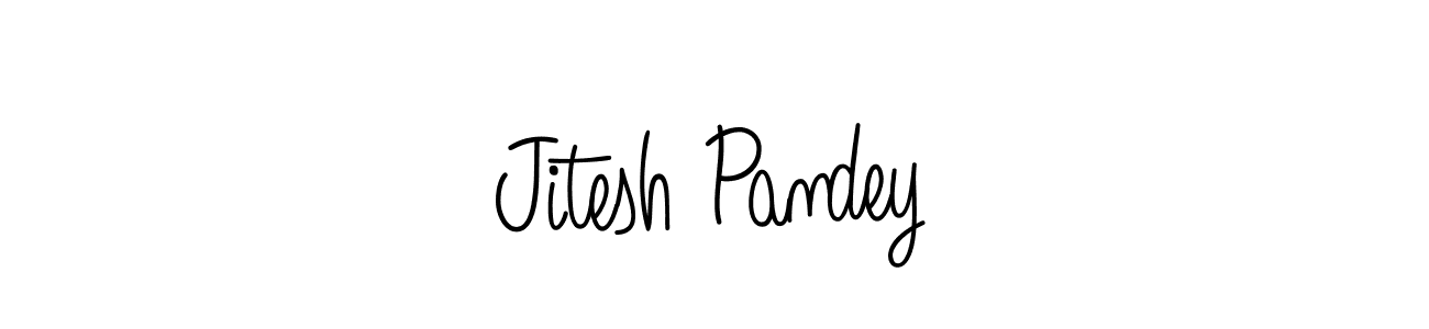 How to Draw Jitesh Pandey signature style? Angelique-Rose-font-FFP is a latest design signature styles for name Jitesh Pandey. Jitesh Pandey signature style 5 images and pictures png