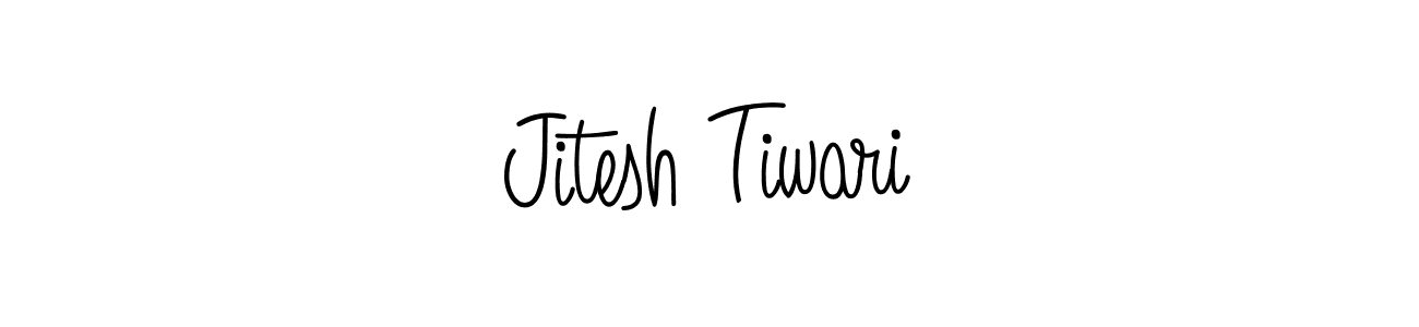 The best way (Angelique-Rose-font-FFP) to make a short signature is to pick only two or three words in your name. The name Jitesh Tiwari include a total of six letters. For converting this name. Jitesh Tiwari signature style 5 images and pictures png