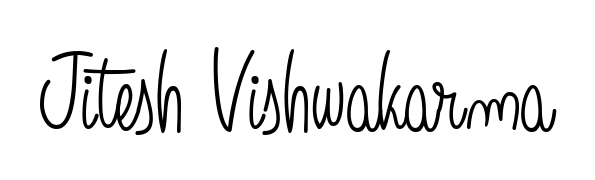 Achieve flawless digital penmanship with Jitesh Vishwakarma name in Angelique-Rose-font-FFP font. The perfect tool for creating online signatures. Jitesh Vishwakarma signature style 5 images and pictures png