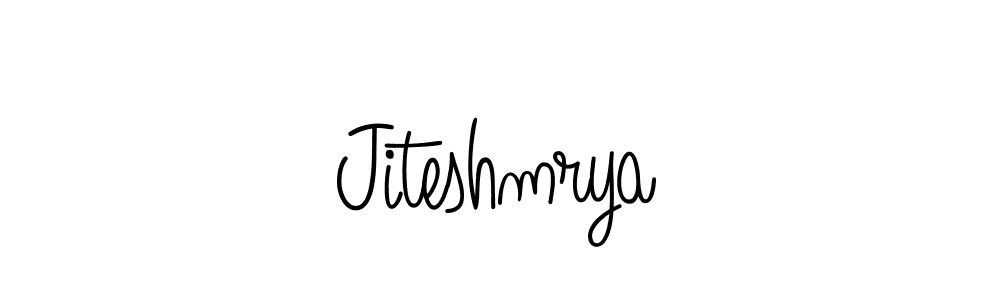 How to make Jiteshmrya signature? Angelique-Rose-font-FFP is a professional autograph style. Create handwritten signature for Jiteshmrya name. Jiteshmrya signature style 5 images and pictures png