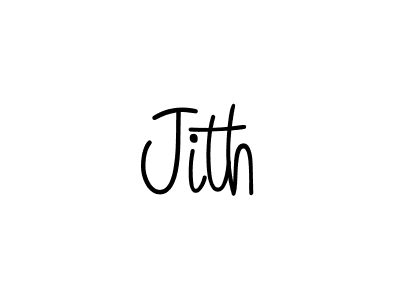 Jith stylish signature style. Best Handwritten Sign (Angelique-Rose-font-FFP) for my name. Handwritten Signature Collection Ideas for my name Jith. Jith signature style 5 images and pictures png