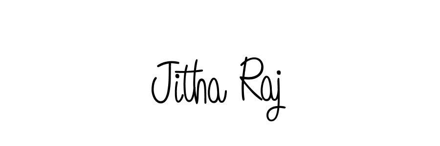 Best and Professional Signature Style for Jitha Raj. Angelique-Rose-font-FFP Best Signature Style Collection. Jitha Raj signature style 5 images and pictures png